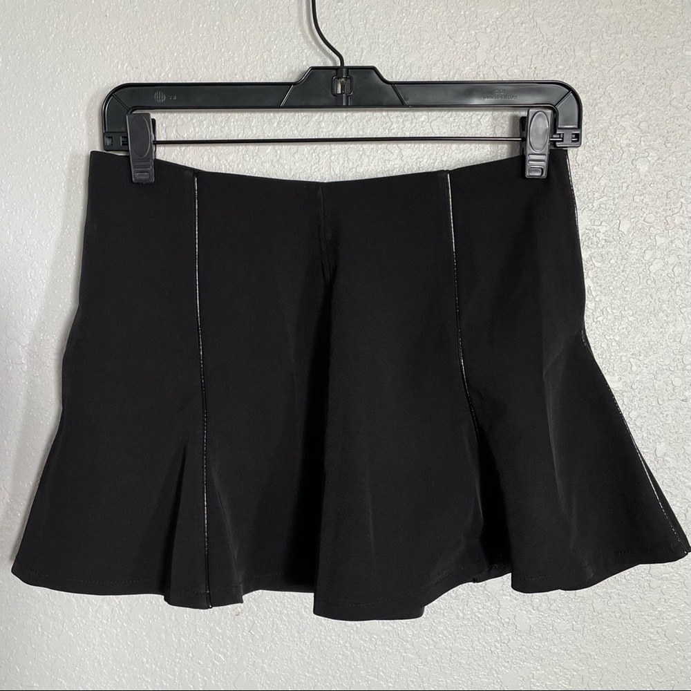 Rinascimento - Black Flare Mini Skirt - Size S